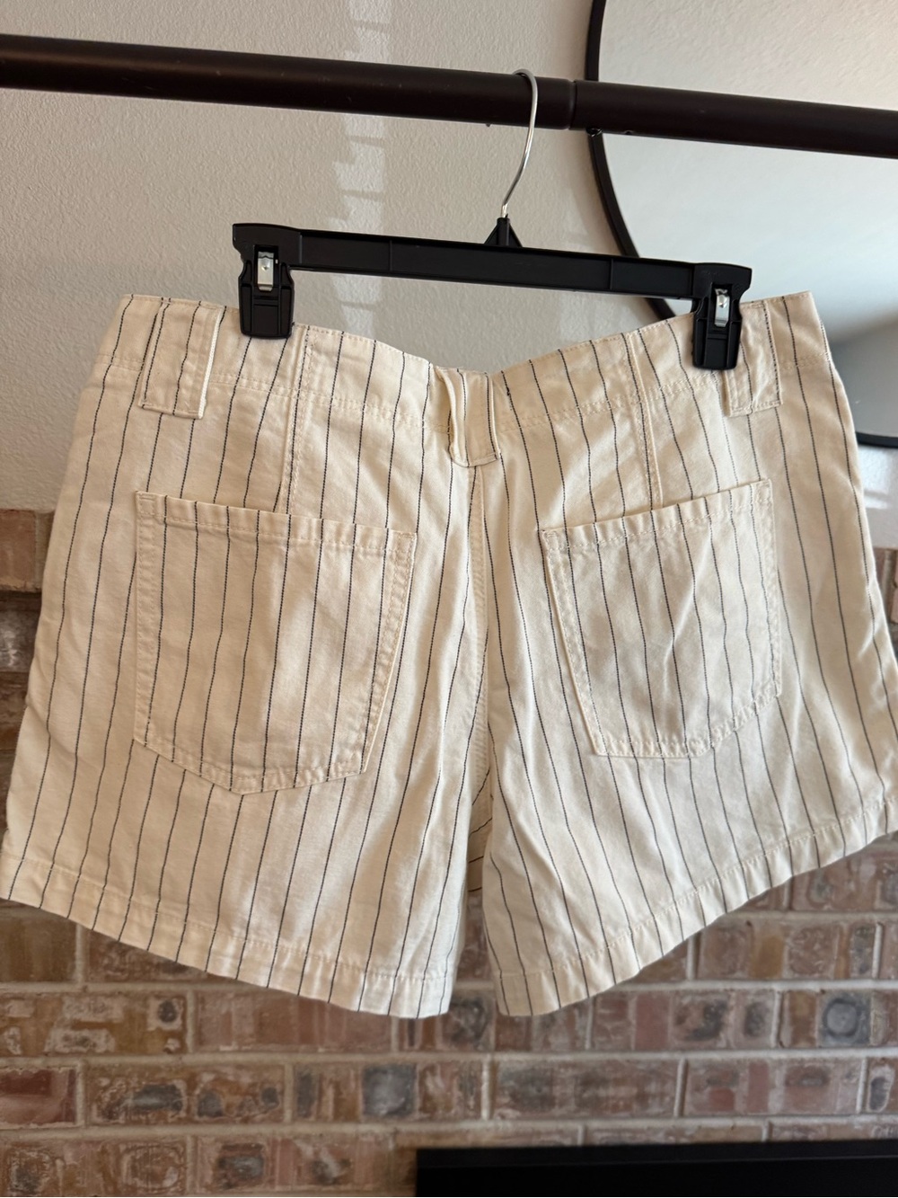Sanctuary Cream Pinstripe Women’s Shorts